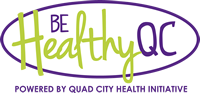 Be Healthy Quad Cities logo.