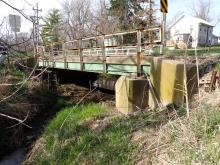 Bridge viewed from the side.