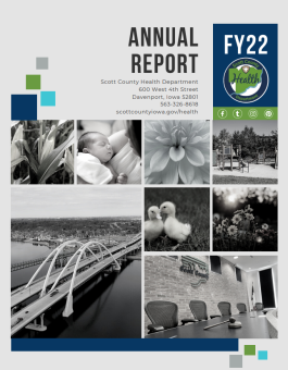 Front page of FY22 annual report