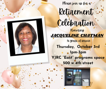 Jacqueline Chatman Retirement Poster