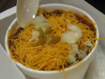 Bowl of chili.