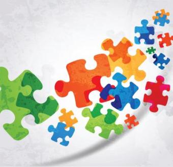 image of colorful puzzle pieces