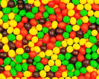 photo of multicolored candy