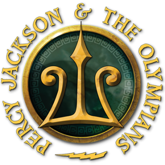 Emblem from author Rick Riordan's Percy Jackson & The Olympians book series