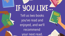 Tell us your last two books and we'll recommend your next read