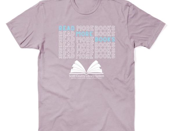 This is a shirt that says Read More Books.